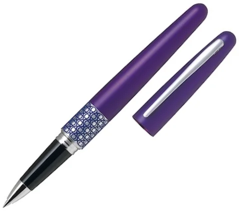 PILOT ROLLER KALEM MR-3 MEDIUM RETRO POP METALİK VIOLET & ELLIPS RING BL-VBMR3-7-EP-B-E