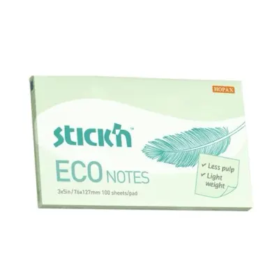 GIPTA YAPIŞKANLI NOT KAĞIDI 76x127 ECO NOTES PATEL SARI 100 YP. 2174900