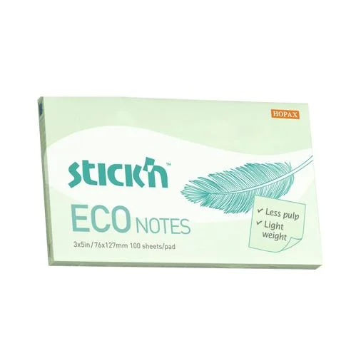 GIPTA YAPIŞKANLI NOT KAĞIDI 76x127 ECO NOTES PATEL SARI 100 YP. 2174900