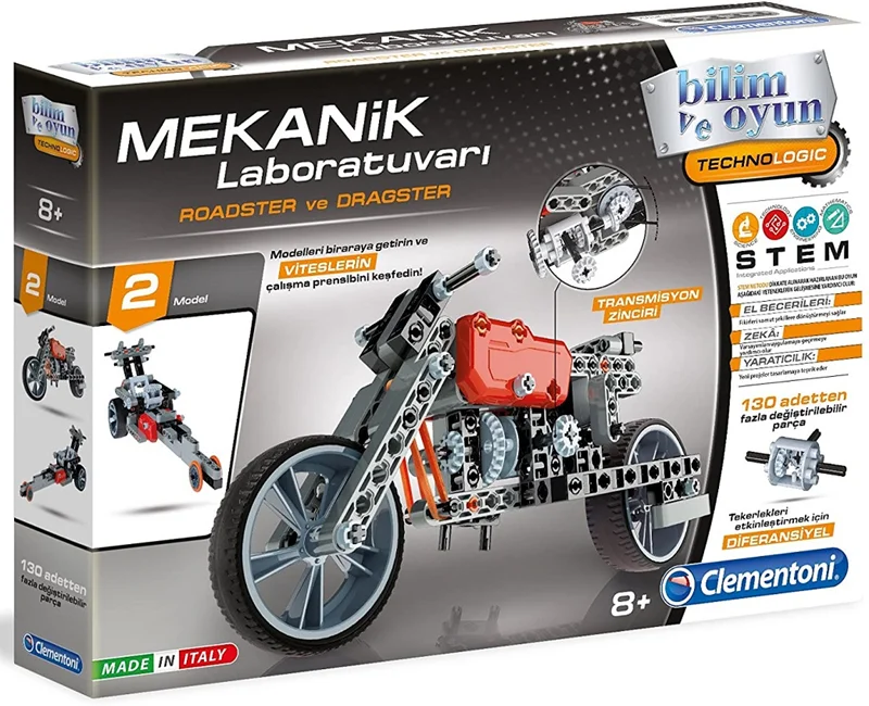 CLEMENTONI MEKANİK LABORATUVAR ROADSTER & DRAGSTER 64298
