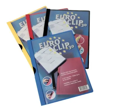 DURABLE SIKIŞTIRMALI DOSYA EUROCLIP 2006 30 SF KAPASİTELİ KIRMIZI 2006-K