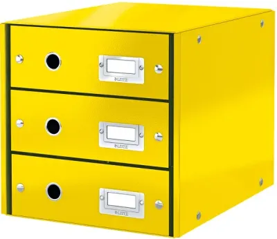 LEITZ EVRAK RAFI WOW C&S 3 ÇEKMECE L-6048 SARI