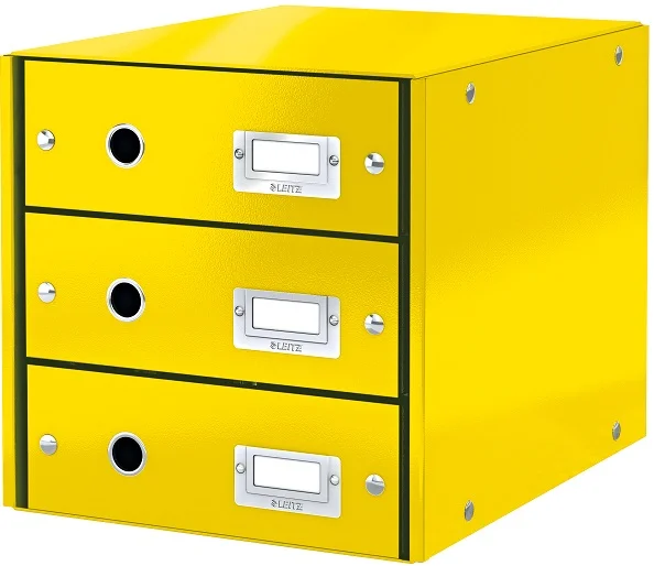 LEITZ EVRAK RAFI WOW C&S 3 ÇEKMECE L-6048 SARI