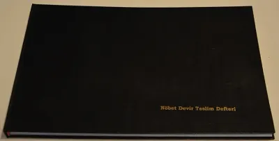 DİLMAN NÖBET DEVİR TESLİM DEFTERİ CİLTLİ 22.5x32 96 YP YATAY 5360 (Best)