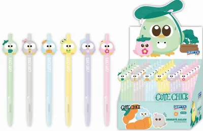 GIPTA VERSATİL KALEM CUTE CHICK 0.7 MM 24 LÜ 4-K190200-5001