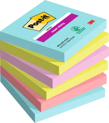 POST-IT YAPIŞKANLI NOT KAĞIDI SS COSMIC 76x76 90 YP 6 LI PAKET 6546SSCO 550600510400