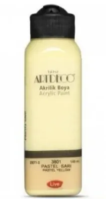 ARTDECO AKRİLİK BOYA PASTEL 140 ML SARI Y-070R-3801