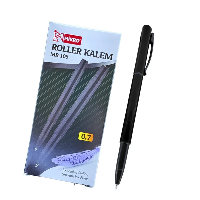MİKRO ROLLER KALEM MT-105 0.7 SİYAH (Best)