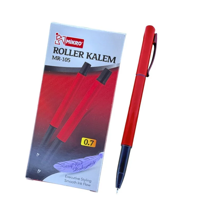 MİKRO ROLLER KALEM MT-105 0.7 KIRMIZI (Best)