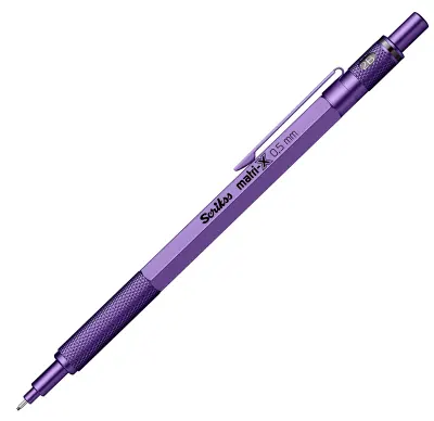 SCRIKSS OFFICE VERSATİL KALEM MATRI-X 0.5 ŞEFFAF AMBALAJ METALİK MOR