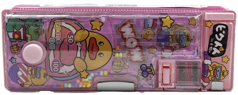 UNICK COLOR KALEM ÇANTASI PINK BEAR FONKSİYONLU 8436