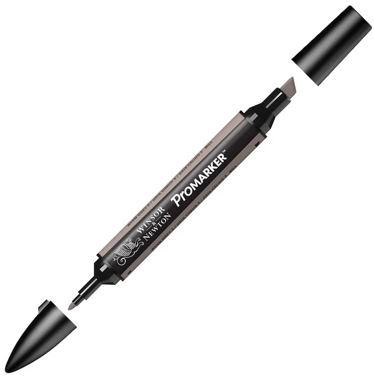 W&amp;N PROMARKER KALEM WARM GREY 3 132 (WG4) WN-0203132