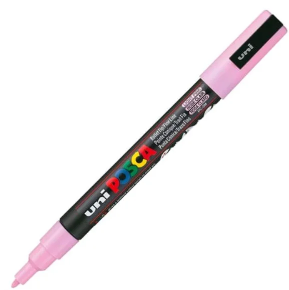 UNİ POSTER MARKÖRÜ POSCA PC-3M 0.9-1.3 MERCAN PEMBE
