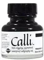 DALER ROWNEY KALİGRAFİ MÜREKKEBİ CALLI INK 29.5 ML JETBLACKIND 604301010