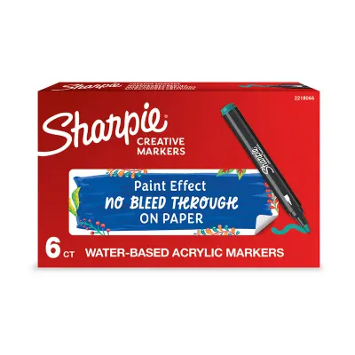 SHARPIE AKRİLİK MARKÖR YUVARLAK UÇ YEŞİL 2218066