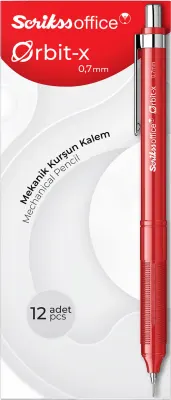 SCRIKSS OFFICE VERSATİL KALEM ORBIT-X 0.7 SİYAH 12 Lİ KUTU