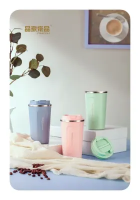 PINKAH MATARA PASLANMAZ ÇELİK TERMOS 500 ML KAHVE BARDAK PKH-PJ-3549-L