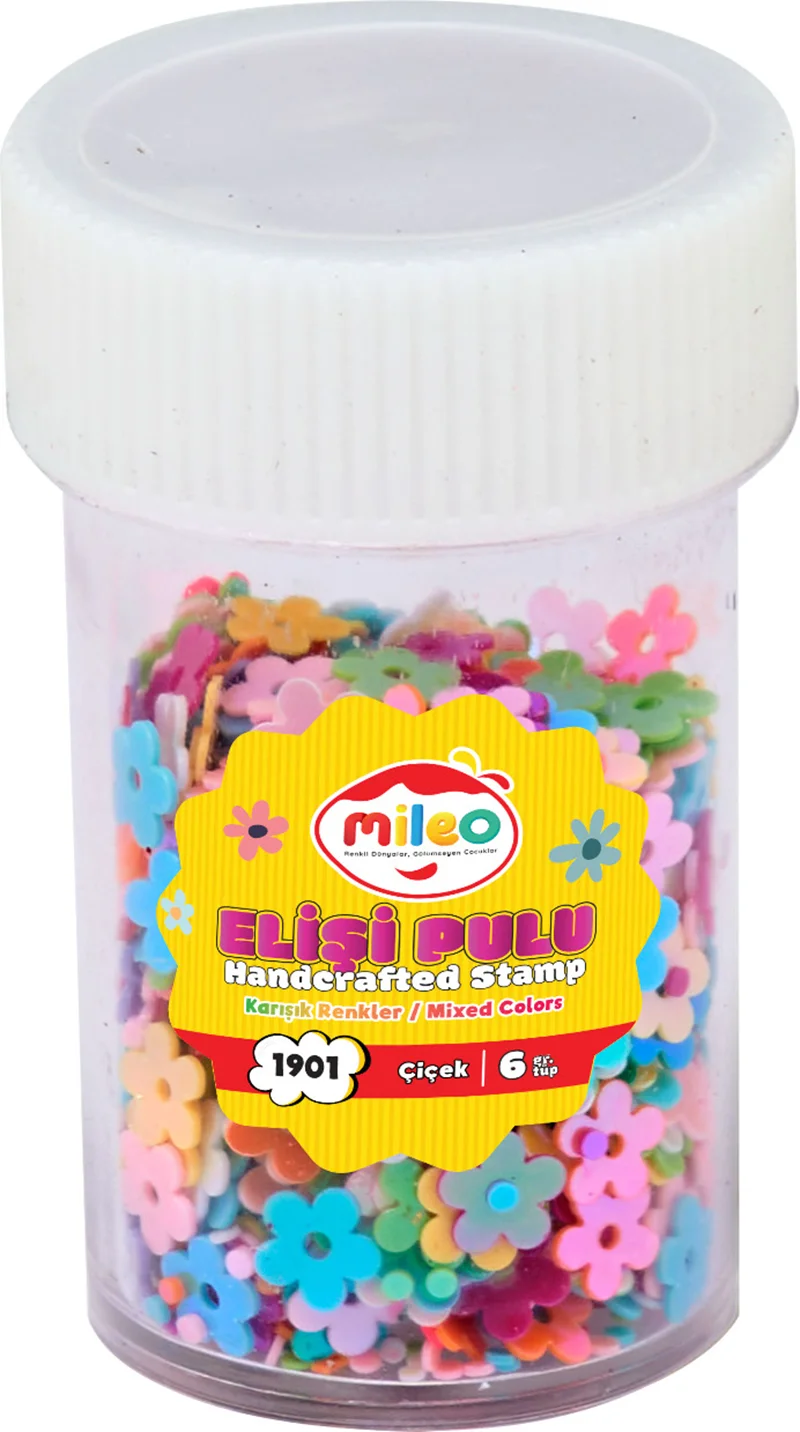 MİLEO ELİŞİ PULU KARIŞIK RENKLER 6 GR TÜP ÇİÇEK 1901