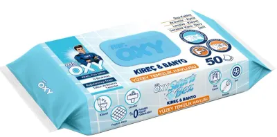 MR.OXY YÜZEY TEMİZLİK HAVLUSU SİHİRLİ BEZ 50 Lİ KİREÇ & BANYO