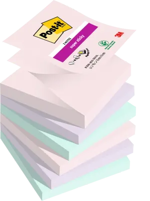 POST-IT YAPIŞKANLI NOT KAĞIDI SS SOULFUL 76x76 Z NOT 90 YP 6 LI PAKET R3306SSS 550600511300