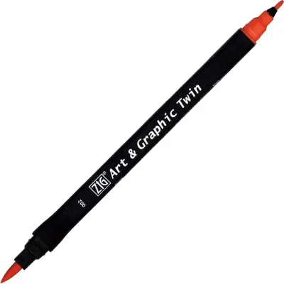 ZIG ART&amp;GRAPHIC TWIN TUT-80 002 RED