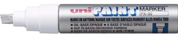 UNİ BOYAMA MARKÖRÜ PAINT PX-30 4.0-8.5 GÜMÜŞ