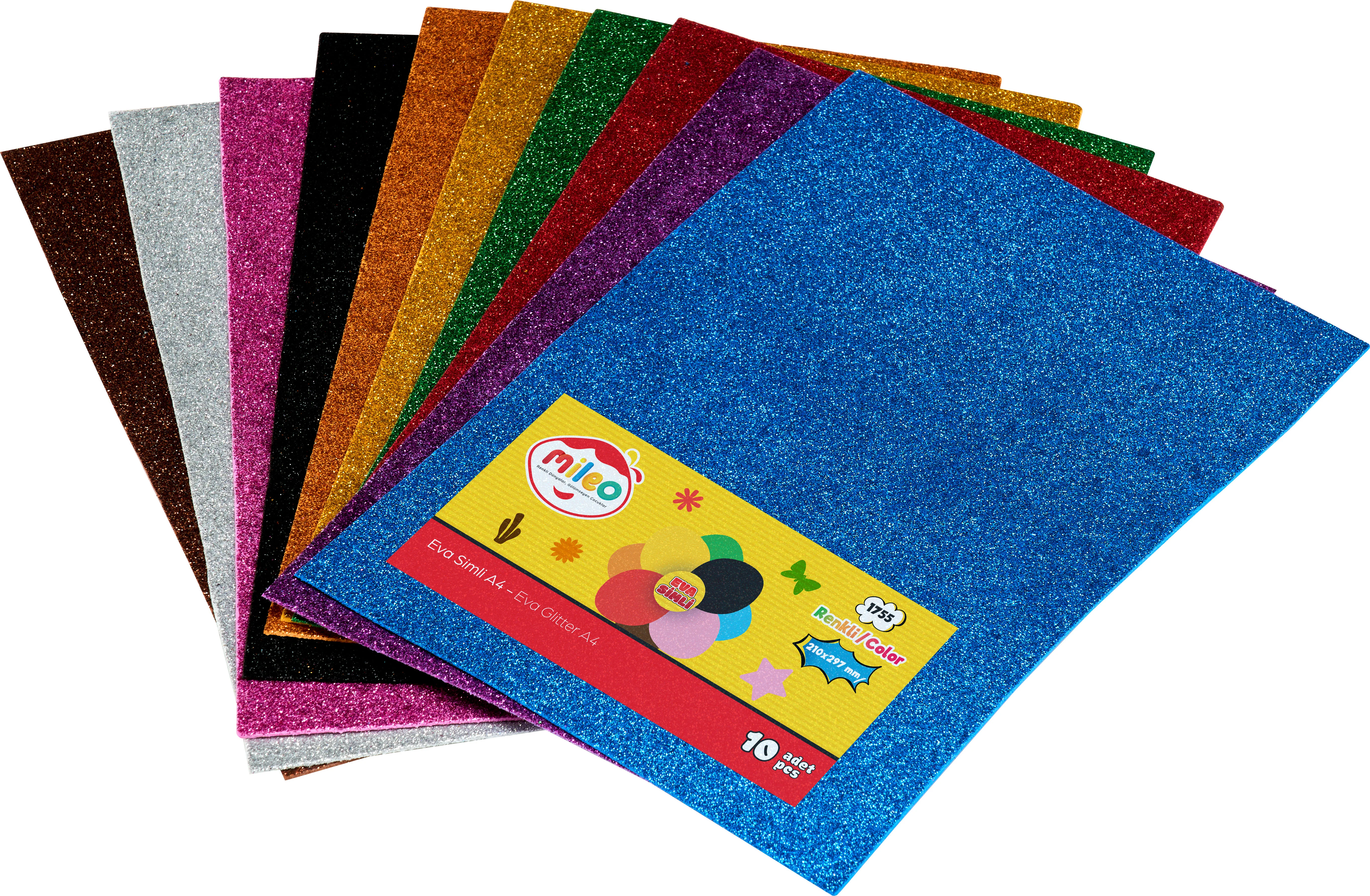 MİLEO EVA SİMLİ - 20 X 30 - 10'LU PK - KARIŞIK RENKLER 1755