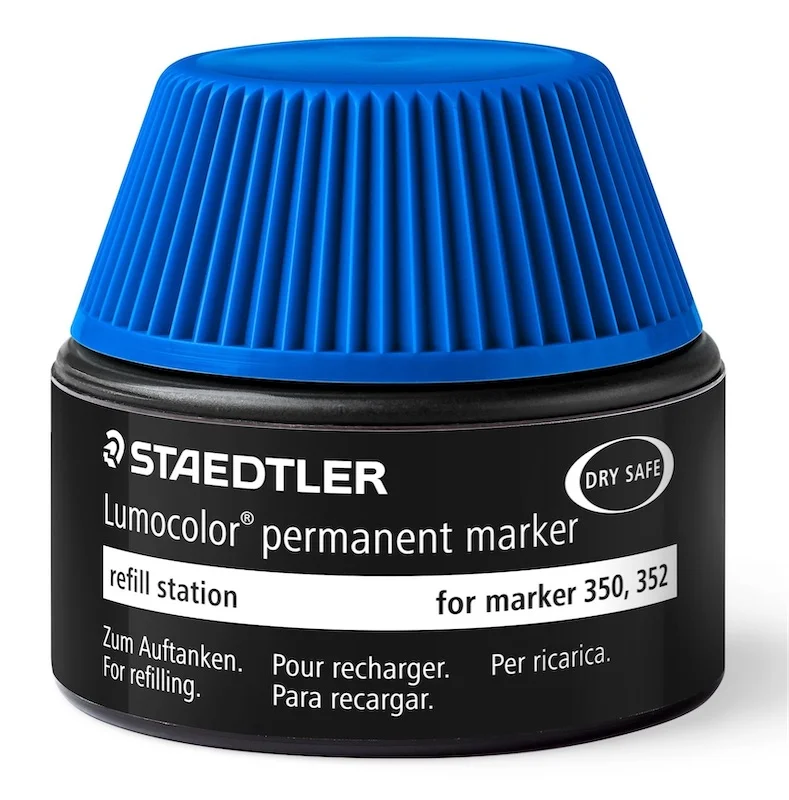 STAEDTLER PERMANENT MARKÖR MÜREKKEBİ LUMOCOLOR MAVİ 488 50-3