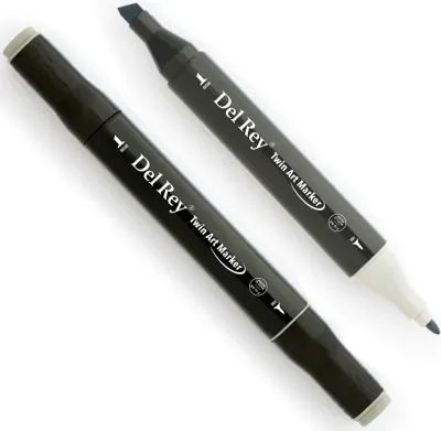 DEL REY GRAFİK MARKÖR TWIN MN-DRCG3 COOL GREY (Best)