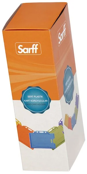 SARFF KART KORUYUCU DİK KIRMIZI 50 Lİ 15323026