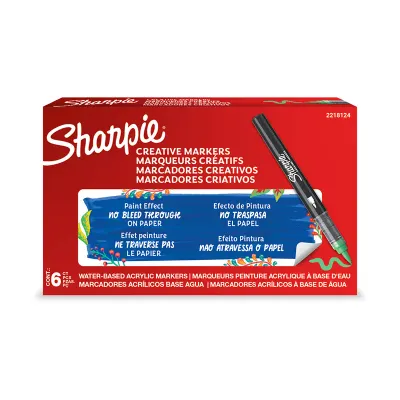 SHARPIE AKRİLİK MARKÖR FIRÇA UÇ ZÜMRÜT YEŞİLİ 2218124