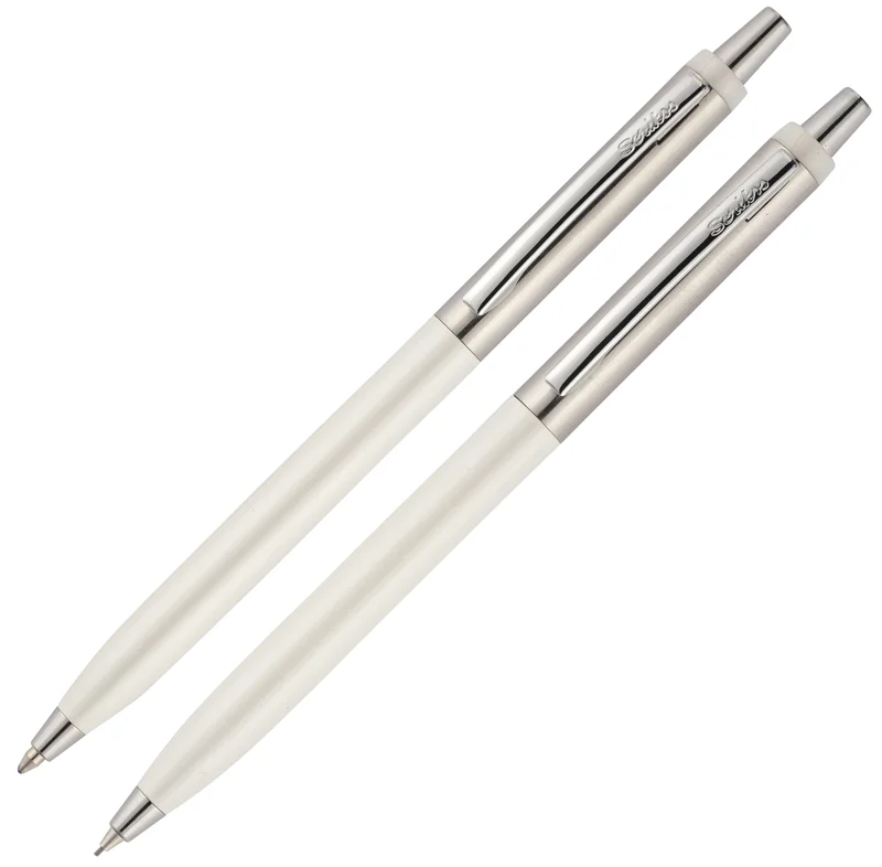 SCRIKSS TÜKENMEZ KALEM + VERSATİL KALEM SET 51 KRİSTAL KUTU İNCİ BEYAZI