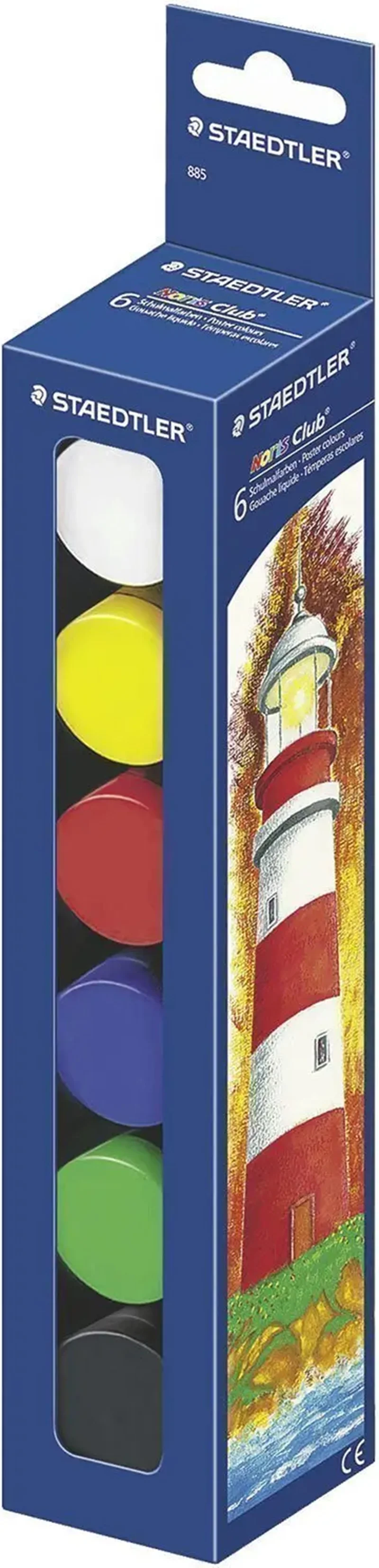STAEDTLER TEMPERA BOYA NORIS CLUP 20 ML 6 LI SET 885 03