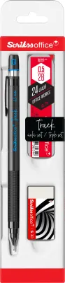 SCRIKSS OFFICE VERSATİL KALEM OKUL SETİ TRACK 0.5 MAVİ + SİLGİ + MİN BLS.