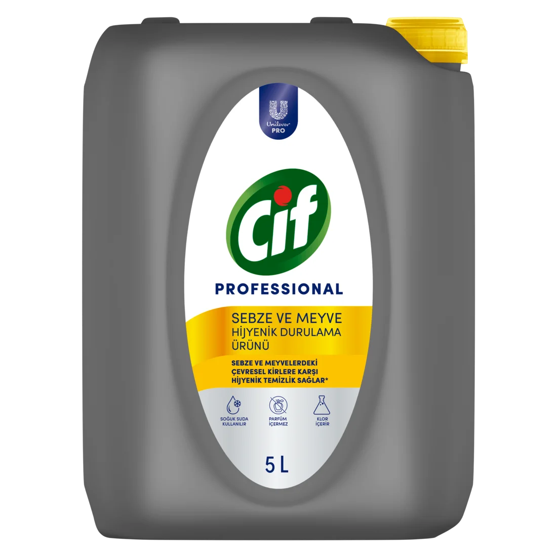 CİF PROFESSIONAL SEBZE VE MEYVE HİJYENİK DURULAMA ÜRÜNÜ 5L 65635824