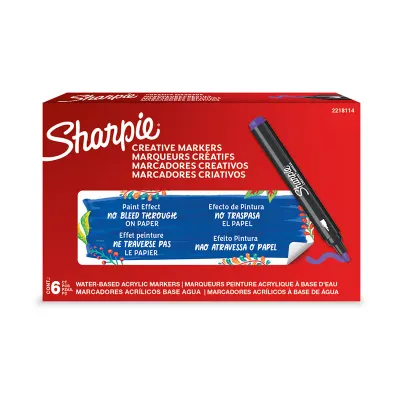 SHARPIE AKRİLİK MARKÖR YUVARLAK UÇ LİLA 2218114
