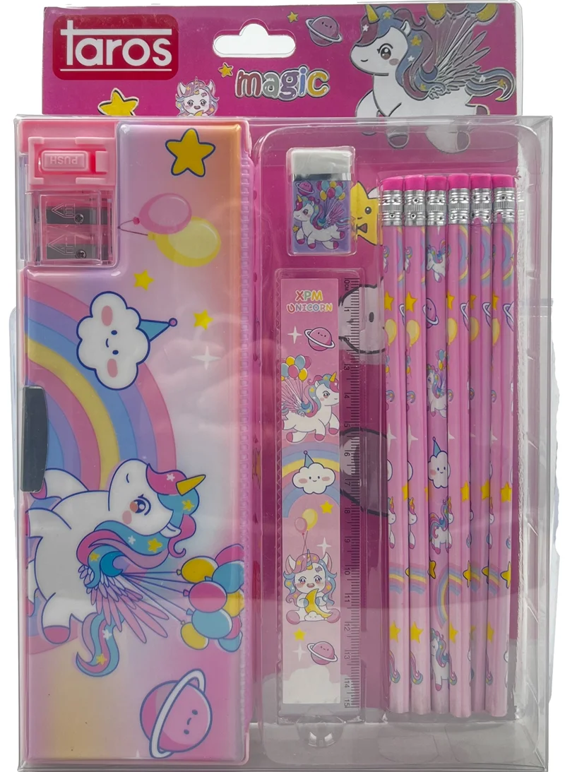UNICK COLOR KALEM ÇANTASI UNICORN FONKSİYONLU KIRTASİYE SETİ 8440