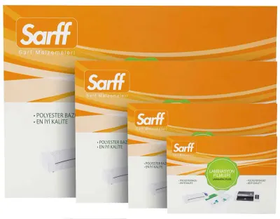 SARFF LAMİNASYON FİLMİ PARLAK 125mic 85X115mm 100 LÜ 15309018