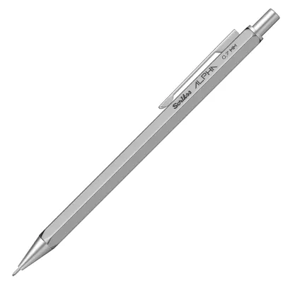 SCRIKSS OFFICE VERSATİL KALEM ALPHA 0.7 ŞEFFAF AMBALAJ GRİ