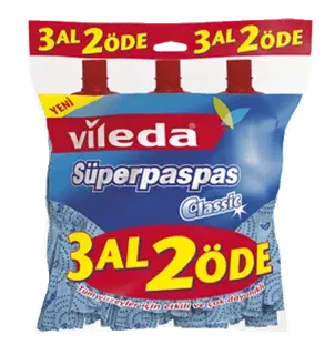 VİLEDA YEDEK SÜPER PASPAS KLASİK 3 AL 2 ÖDE 149103