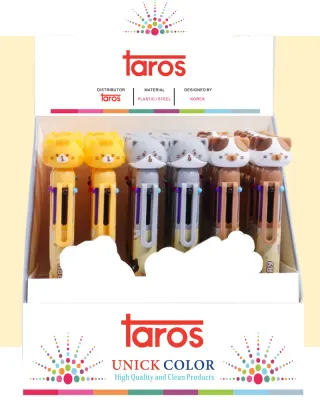UNICK COLOR TÜKENMEZ KALEM NEW CATS 6 RENK 30 LU 7969