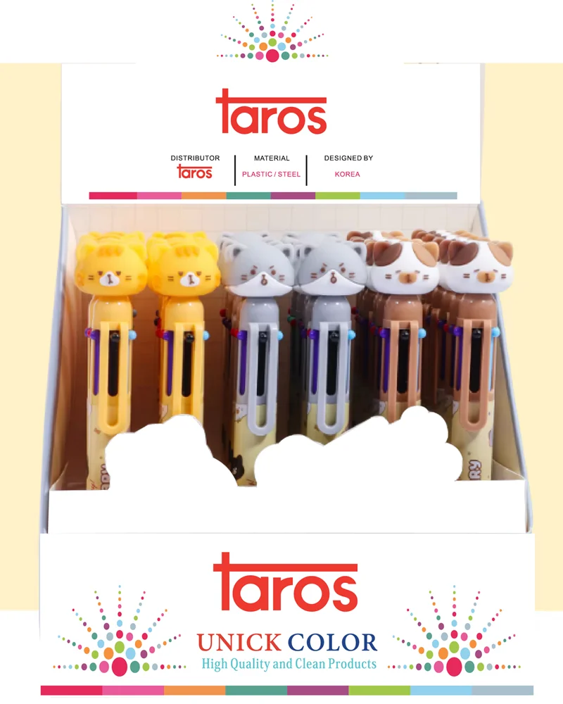 UNICK COLOR TÜKENMEZ KALEM NEW CATS 6 RENK 30 LU 7969