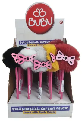 BU-BU KURŞUN KALEM PELÜŞ PAPYON BAŞLIKLI 25'Lİ BUBU-BKK001