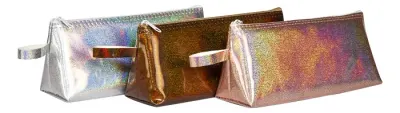 B&amp;D KALEM ÇANTASI ŞEFFAF HOLOGRAM KÜÇÜK BD-KCS026