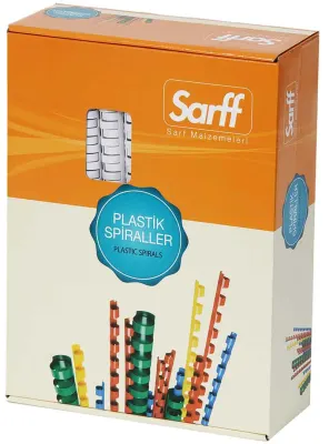 SARFF PLASTİK SPİRAL 16 MM KIRMIZI 100 LÜ 15312038