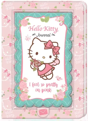 VİCTORİAS JOURNALS HELLO KİTTY AYNALI SERT KAPAKLI GÜNLÜK A6 100 GR 192 SAYFA RENKLİ SAYFALAR 525-20