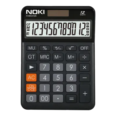 NOKİ HESAP MAKİNESİ SİYAH H-MC012S H-MC012S