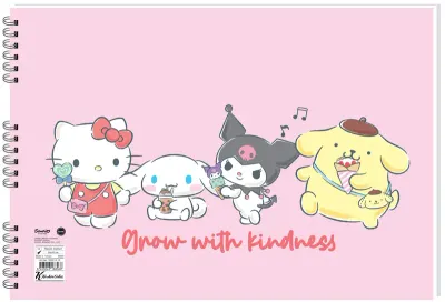 KESKİN RESİM DEFTERİ HELLO KITTY AND FRIENDS 25x35 SPİRALLİ 15 YP. 300215-13