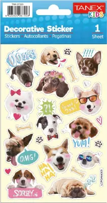 TANEX TNX-27229 PUFFY İNSTAGRAM KÖPEKLERİ SERİSİ 5 AD. TNX2722905