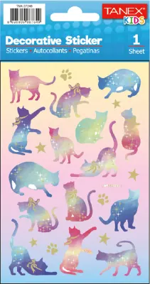 TANEX TNX-27248 PUFFY ASTRALOG KEDİLER SERİSİ 5 AD. TNX2724805